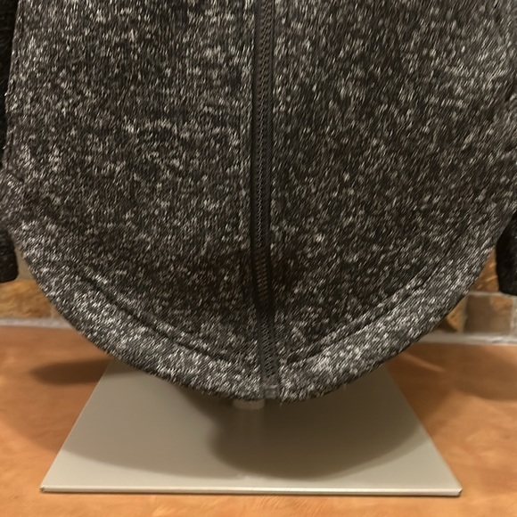 Eddie Bauer Charcoal Fleece Long Sleeve Zip front Hooded Sweatshirt Women’s M - Picture 5 of 11